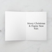 サンタクロースからのクリスマスグリーティング シーズンカード (内部)