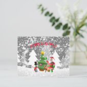 サンタクロースからのクリスマスプレゼント シーズンポストカード (スタンド正面)
