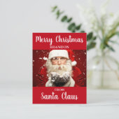 サンタクロースからのクリスマスプレゼント  ADD NAME シーズンポストカード (スタンド正面)