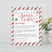 サンタクロースからのクリスマスレターパーソナライズされた (スタンド正面)