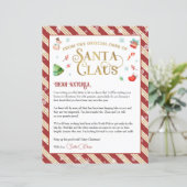 サンタクロースからのクリスマスレターパーソナライズされた (スタンド正面)