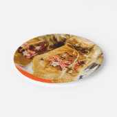 サンタクロースからのクリスマス配達 ペーパープレート (アングル)