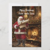 サンタクロースからのコジフィアレスクリスマスツリー8 シーズンカード (正面)