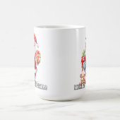 サンタクロースからのメリークリスマス コーヒーマグカップ (中央)