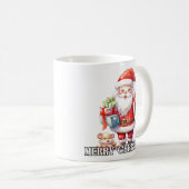 サンタクロースからのメリークリスマス コーヒーマグカップ (正面右)