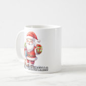 サンタクロースからのメリークリスマス コーヒーマグカップ (正面左)