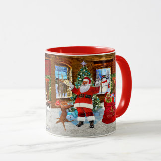 サンタクロースからのメリークリスマス マグカップ