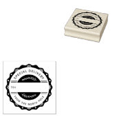 サンタクロースからの北極の特別配達 ラバースタンプ (押印)