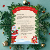 サンタクロースからの手紙パーソナライズされた 招待状