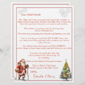 サンタクロースからの手紙 (正面/裏面)