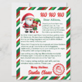 サンタクロースからの手紙 シーズンカード (正面)