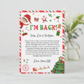 サンタクロースからの手紙 - 妖精の歓迎の手紙 招待状 (スタンド正面)