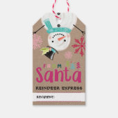 サンタクロースからの特別配達 |ピークなし ギフトタグ (正面)