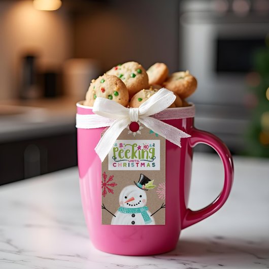 サンタクロースからの特別配達 |ピークなし ギフトタグ