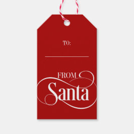 サンタクロースからクリスマスホリデーギフトラベル ギフトタグ