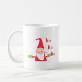 サンタクロースからホホホホメリークリスマス。 コーヒーマグカップ (左)