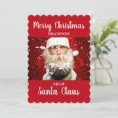 サンタクロースからメリークリスマスADD NAME Card RS シーズンカード (スタンド正面)