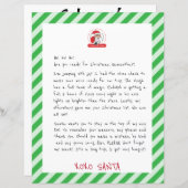 サンタクロースから子どもへの手紙 (正面/裏面)