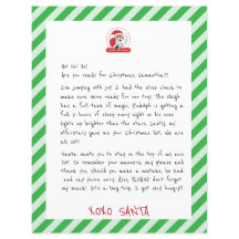 サンタクロースから子どもへの手紙