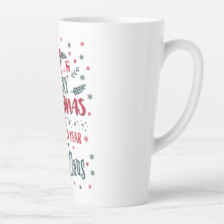 サンタクロースから来たメリークリスマス&ハッピーニューイヤー カフェラテマグ