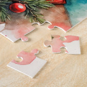 サンタクロースから来た皆さん、メリークリスマス ジグソーパズル (側面)