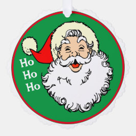 サンタクロースかわいいクリスマス オーナメントカード