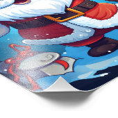 サンタクロースかわいいクリスマス フォトプリント            (角)