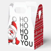 サンタクロースかわいいホホホホホホホホあなたに フェイバーボックス (オープン)