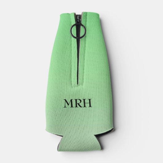 サンタクロースかわいい動物たちがクリスマスを楽しむ ボトルクーラー (裏面)