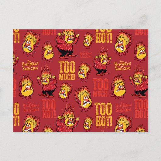 サンタクロースがいない年™ ヒート・ミザー・パターン シーズンポストカード (正面)