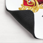 サンタクロースがそりに乗る マウスパッド (コーナー)