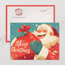 サンタクロースがクリスマスプレゼントを用意