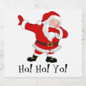 サンタクロースがパーソナライズ ビールラベル (シングルラベル)