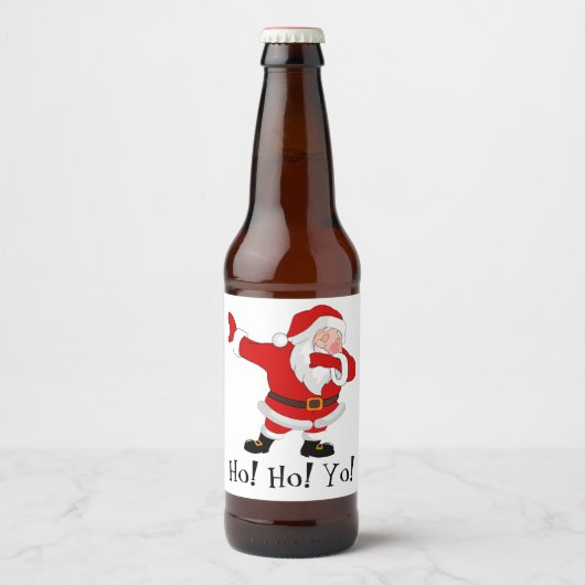 サンタクロースがパーソナライズ ビールラベル (正面)