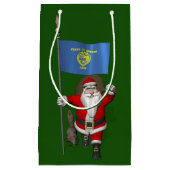 サンタクロースがビーバー州を訪問 スモールペーパーバッグ (正面)