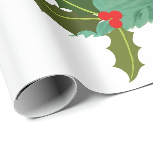 サンタクロースがピンと留まる ラッピングペーパー (ロールコーナー)