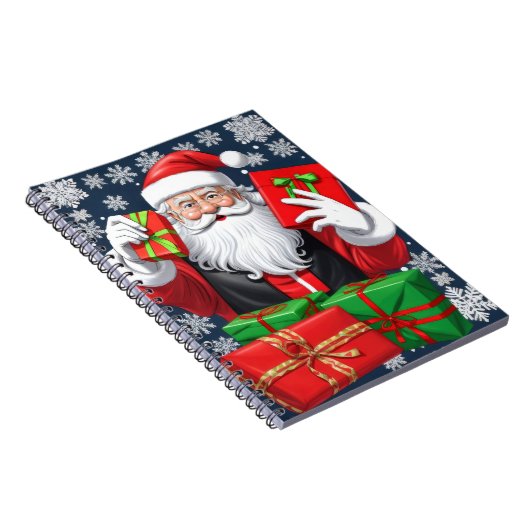 サンタクロースがプレゼント ノートブック (右側)