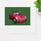 サンタクロースがミニを運転 (デスク)