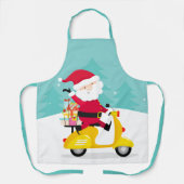 サンタクロースがモデル エプロン (正面)