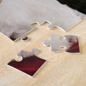 サンタクロースがリストパズルをチェック ジグソーパズル (側面)