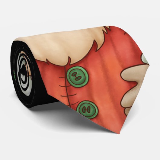 サンタクロースが付いているクリスマスのタイHo Ho Ho ネクタイ (ロール)