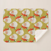 サンタクロースが再びここに来た – クリスマス シェルパブランケット (正面(横))