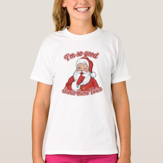 サンタクロースが好きな人 Tシャツ (正面)