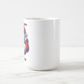 サンタクロースが子どもたちの願いを聞く コーヒーマグカップ (中央)