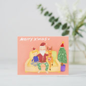 サンタクロースが帰ってくる ポストカード (スタンド正面)