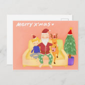 サンタクロースが帰ってくる ポストカード (正面/裏面)