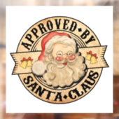 サンタクロースが承認した愛らしいクリスマス ウィンドウサイン (シート2)