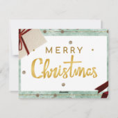 サンタクロースが抱える大量の本 シーズンカード (裏面)