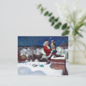 サンタクロースが抱える大量の本 シーズンカード (スタンド正面)