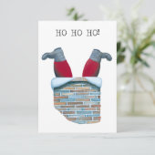 サンタクロースが煙突カードに (スタンド正面)